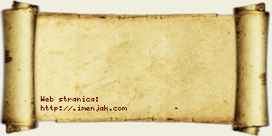 Jasmina Čokov vizit kartica